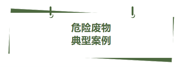典型案例丨危险废物系列三