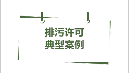 典型案例丨2023年省内排污许可领域 三